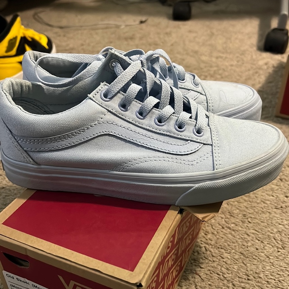 Vans old skool canvas skyway size 6.5 womens